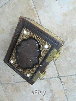 Nice Antique 1850 Antebellum Carte de Visite /Tintype Photo Album, Civil War