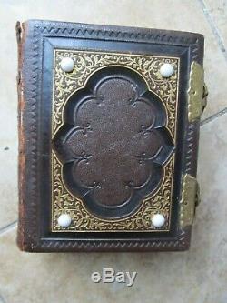 Nice Antique 1850 Antebellum Carte de Visite /Tintype Photo Album, Civil War