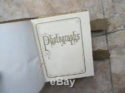 Nice Antique 1850 Antebellum Carte de Visite /Tintype Photo Album, Civil War