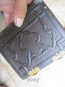 Nice Antique CIVIL WAR CdeV Photo Album, Carte de Visite, for Your Collection