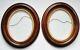 Ogee Walnut Picture Frames Civil War Frame Late 1800's Matched Pair, Nice