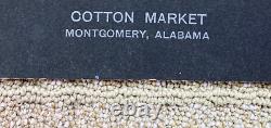 ORIGINAL AFRICAN AMERICANA COTTON MARKET MONTGOMERY ALABAMA PHOTO c1910