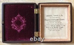 ORIGINAL! CIVIL WAR BEEHIVE TINTYPE /AMBROTYPE UNION CASE c1862