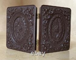 ORIGINAL! CIVIL WAR BEEHIVE TINTYPE /AMBROTYPE UNION CASE c1862