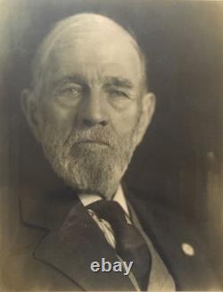 ORIGINAL US CIVIL WAR MAN LIFE SIZE ID'D PHOTO by GARDNER PERIOD FRAMED 1928