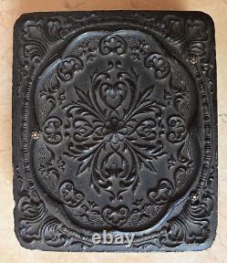 OUTSTANDING! CIVIL WAR UNION CASE with CIVIL WAR UNION BATTLEFIELD MOTIF c1862