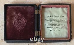 OUTSTANDING! CIVIL WAR UNION CASE with CIVIL WAR UNION BATTLEFIELD MOTIF c1862