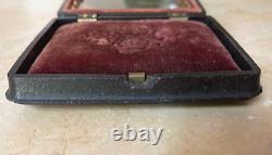 OUTSTANDING! CIVIL WAR UNION CASE with CIVIL WAR UNION BATTLEFIELD MOTIF c1862