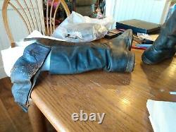 One Pair of Civil War Calvary Boots with damage (see photos) size 10 mens