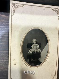 Oregon photographer, little girl dau of civil war major & ID'd photo odd Unusual