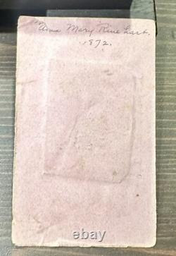 Oregon photographer, little girl dau of civil war major & ID'd photo odd Unusual