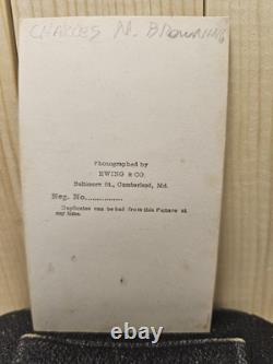 Orig IDENTIFIED 1860s Carte de Visite CIVIL WAR Union Soldier Albumen Photograph