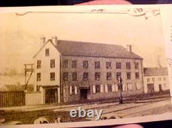 Original 1860s Civil War CDV Photograph Engraving Libby Prison Castle Thunder