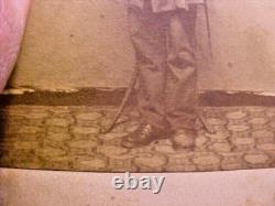 Original 1860s Civil War CDV Photograph Union Officer withSword, Sash, Kepi, etc