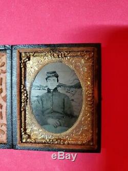 Original 9th Plate Civil War Soldier Tintype