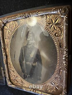 Original Antique 1860s Tintype of Union Soldier Pennsylvania 44th Regiment