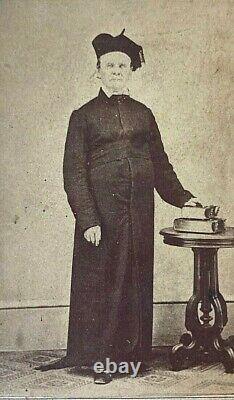 Original CIVIL War Chaplain CDV Photograph Massachusetts 1865