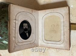 Original! CIVIL War Era Family CDV Photo Album With Its 14 Tintype's & 25 Cdv's