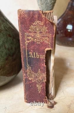 Original! CIVIL War Era Family CDV Photo Album With Its 14 Tintype's & 25 Cdv's