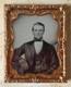 Original! Civil War Era Man 1/9 Plate Ambrotype Photo