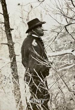 Original CIVIL War General Grant At Lookout Mountain Nov. 1863 Photograph