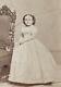 Original Civil War Performer Mrs Gen. Tom Thumb (rare Pose) Cdv Photo 1863