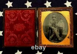 Original CIVIL War Period Tin Type Willy Sherman From Ewing Family Estate