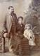 Original! Civil War Reconstruction Era Family 1/2 Plate Tintype Photo
