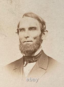 Original CIVIL War U. S. Pres. Abraham Lincoln Look-a-like 1862 CDV Photo