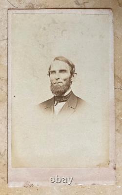 Original CIVIL War U. S. Pres. Abraham Lincoln Look-a-like 1862 CDV Photo