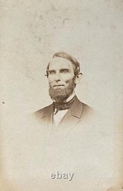 Original CIVIL War U. S. Pres. Abraham Lincoln Look-a-like 1862 CDV Photo