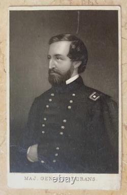 Original! CIVIL War Union Maj. Gen. William Rosecrans Identification Card