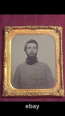 Original CONFEDERATE CIVIL WAR AMBROTYPE PHOTOGRAPH University Greys OLE MISS