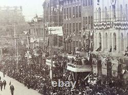 Original CW GAR 1892 Parade WASHINGTON, DC Albumen Photo, By GEORGE PRINCE 18x14