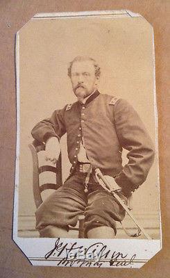 Original Civil War CDV-Maj. General James H. Wilson -signed