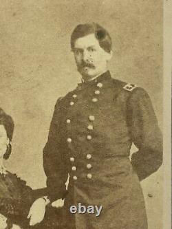 Original Civil War CDV Of Union Soldier And his Wife