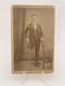 Original Civil War Era Cdv Photograph Of Amputee By David Baily Pa