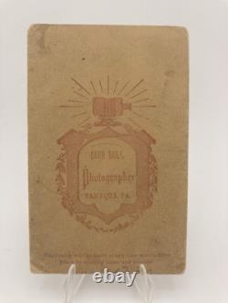 Original Civil War Era CDV Photograph of Amputee by David Baily Pa