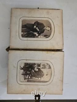 Original Civil War Era Family Photo Album. Full Of Tin Types And More
