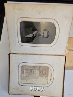 Original Civil War Era Family Photo Album. Full Of Tin Types And More