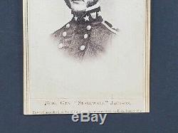 Original Civil War General Thomas Stonewall Jackson CDV