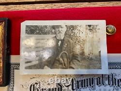 Original Civil War IDD Tintype Image Grouping GAR To 13th Iowa