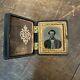 Original Civil War Navy Sailor In Uniform Ambrotype Photograph Photo 1/16 Plate