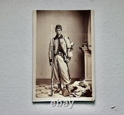 Original Civil War Soldier CDV of Francis Edwin Brownell