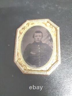 Original Civil War Soldier Tintype! US CS, Ambrotype, NEW YORK Confederate