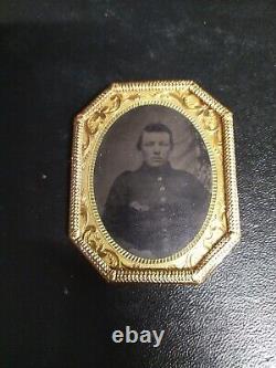 Original Civil War Soldier Tintype! US CS, Ambrotype, NEW YORK Confederate