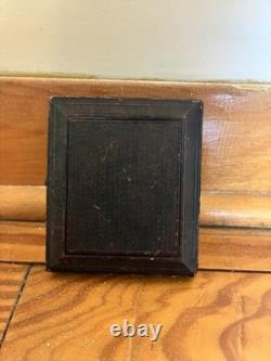 Original Civil War Tintype Cased Photograph Soldier Militaria 6th plate