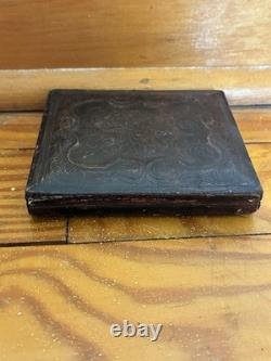 Original Civil War Tintype Cased Photograph Soldier Militaria 6th plate