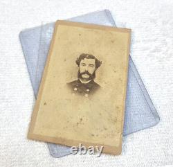 Original Civil War carte de visite of a Union officer, Newberne, NC, Jun 22,'64