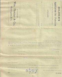 Original Named Civil War Colored Tintype & Pension Paper- Co A 172nd RGT- PA INF